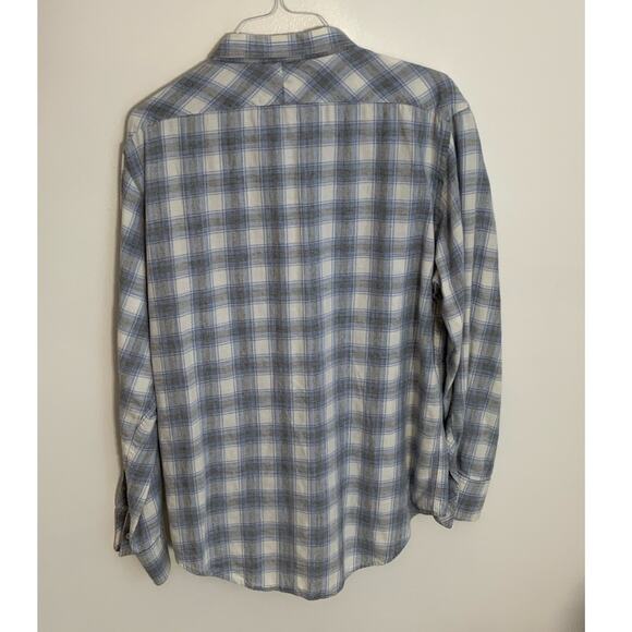 Billy Reid Wool/Cotton Blend Button‎ Down xl - Picture 4 of 6